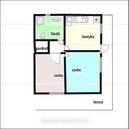 Lelle-Kert Apartman 02 Balatonlelle Exteriör bild